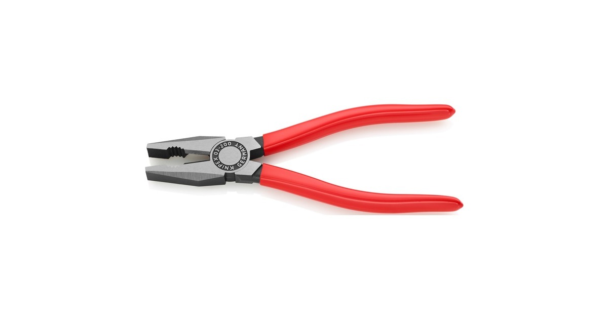 KNIPEXKombitang 03 01 200 combinatietang  (Rood)