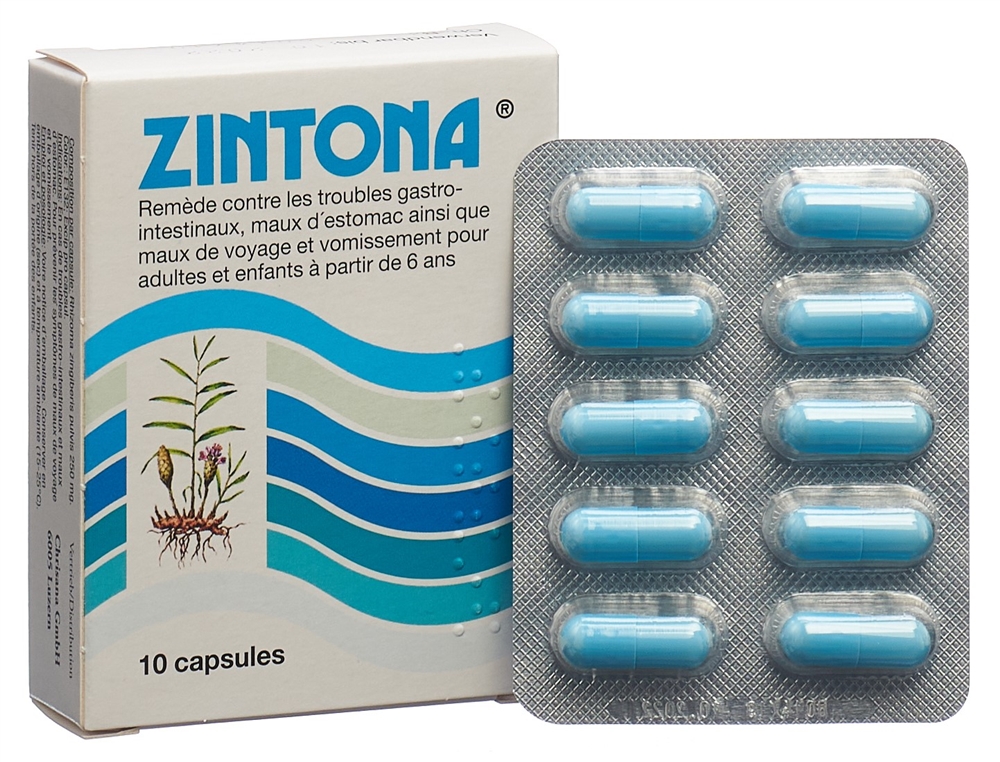 ZINTONA Kaps Blist 10 Stk<br>10 Stück, Blister, Hartkapsel