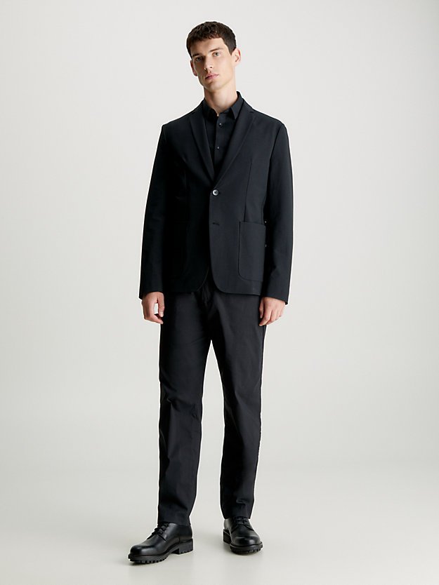 Blazer slim técnico com elastano