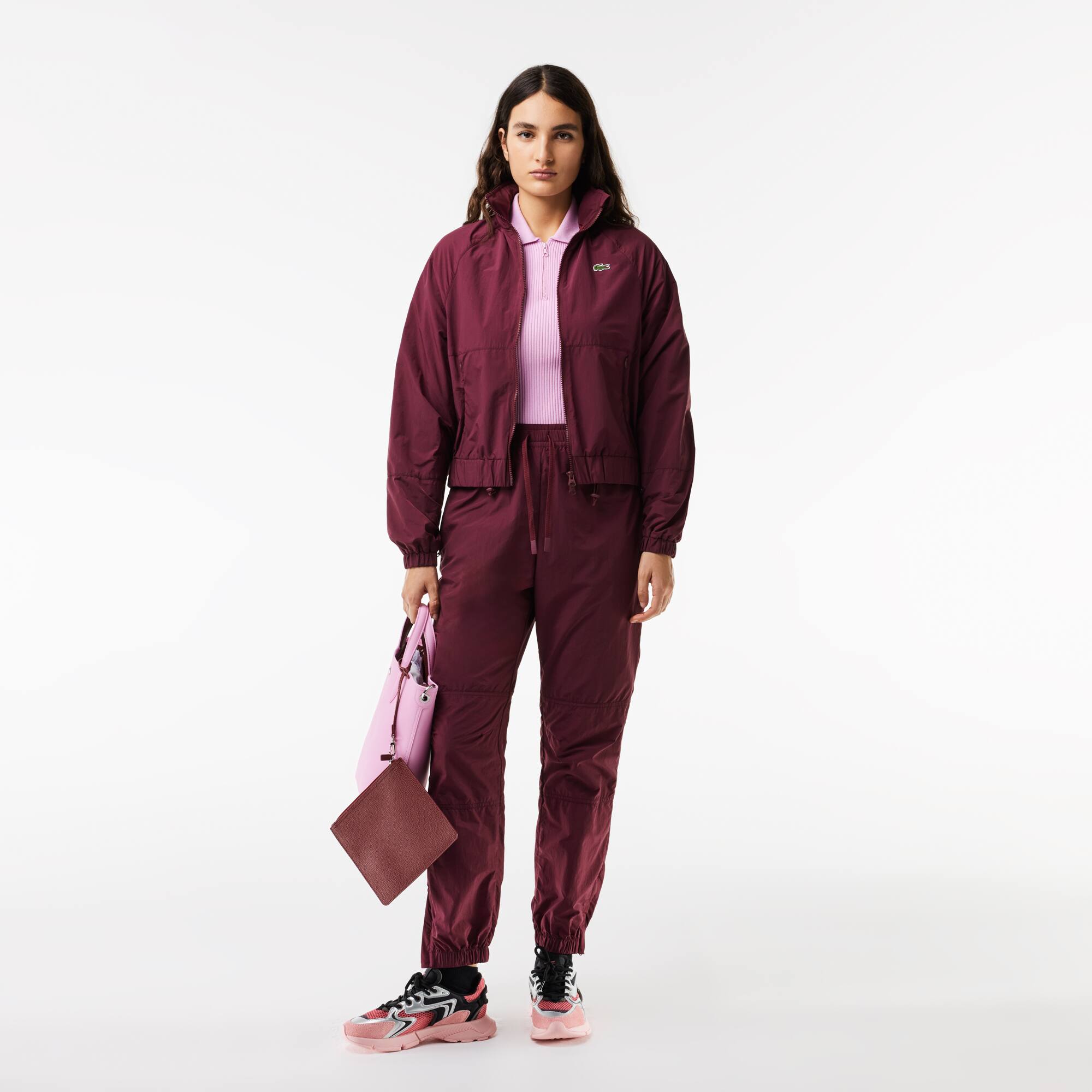 Trainingsjacke aus Nylon Jacken & Mäntel - Rot - Lacoste - Damen