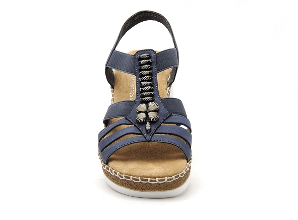 Rieker nu pieds plats femme v1206 bleu