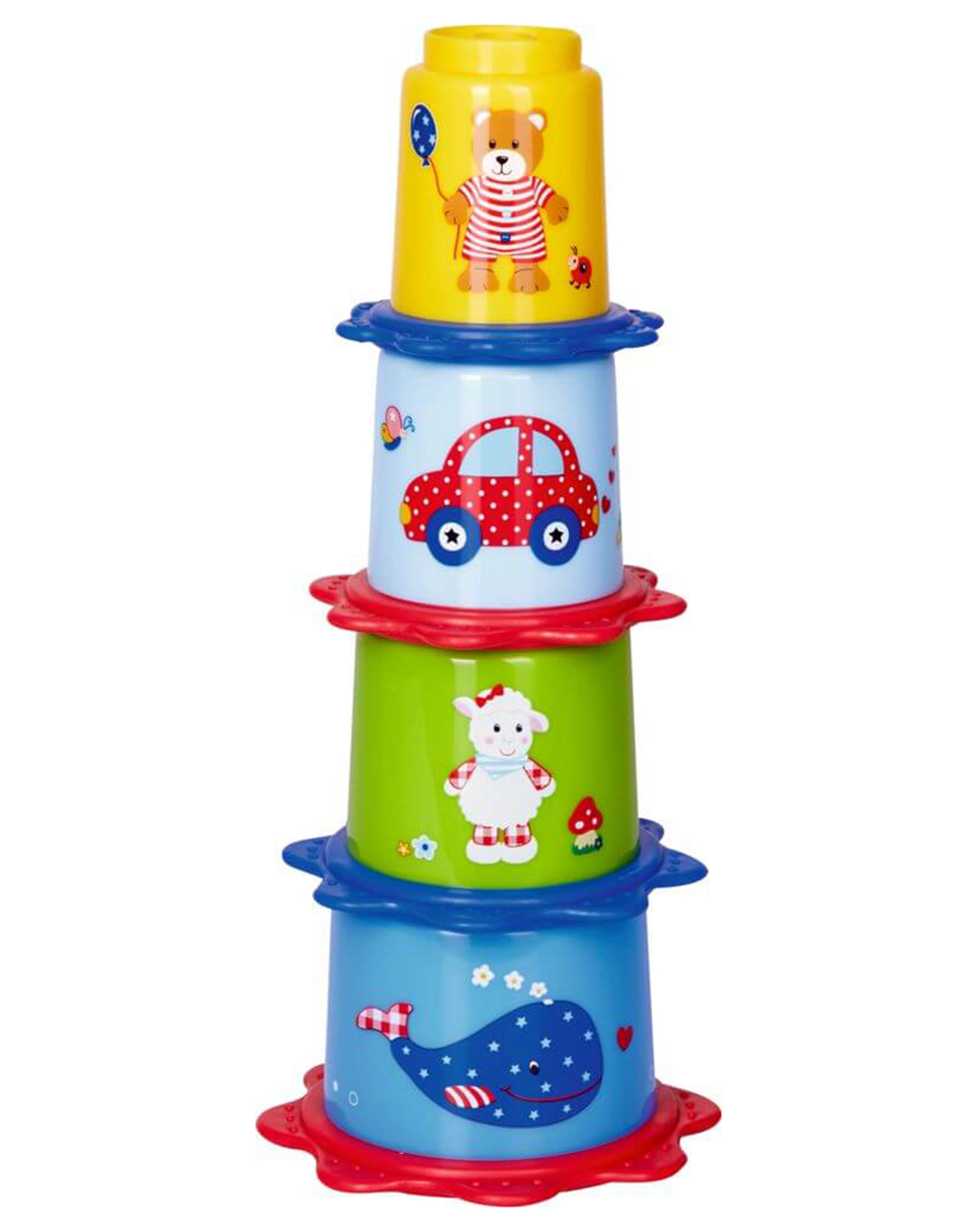 Stapelturm BECHER - BABY GLÜCK 4-teilig