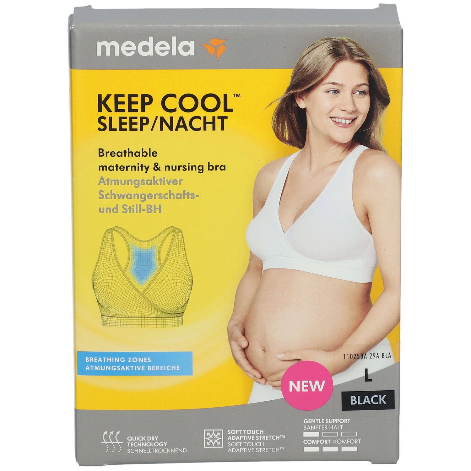 medela Keep Cool Schlaf Bustier Gr. L schwarz
