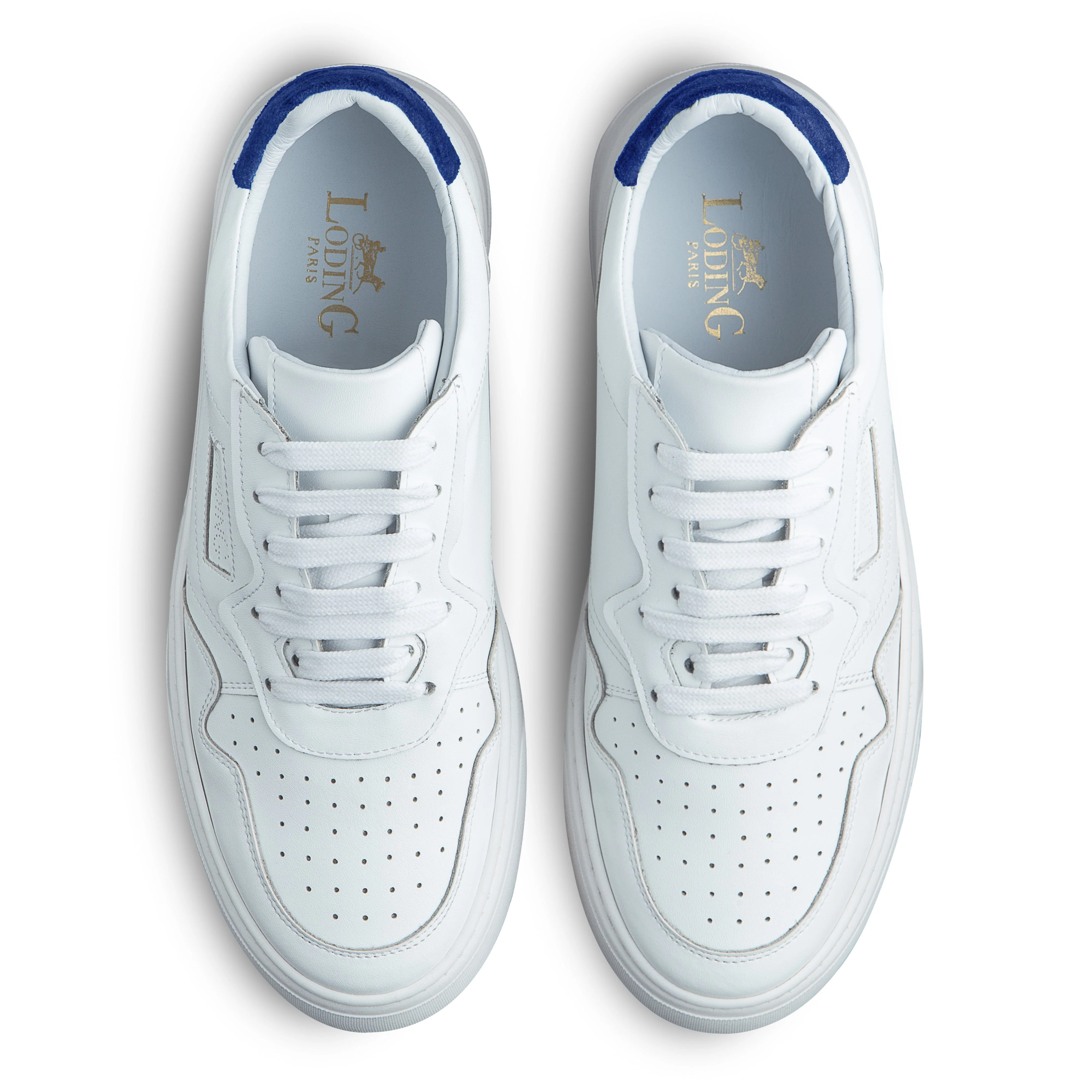 Sneakers Lioni 717 blanc/bleu roi
