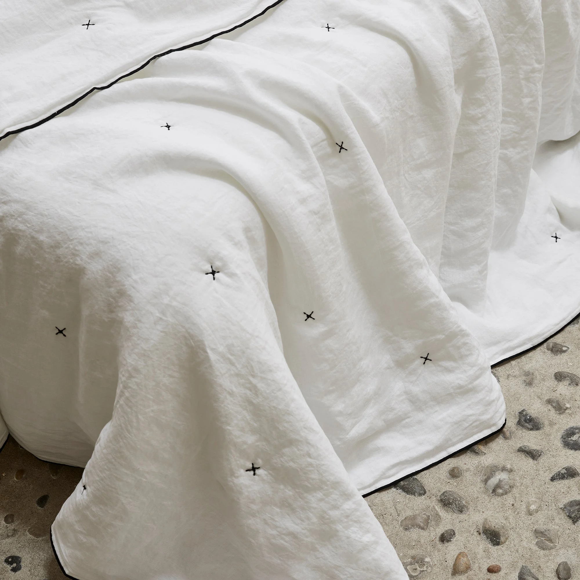 CARLINA - Couvre-lit matelassé | Blanc