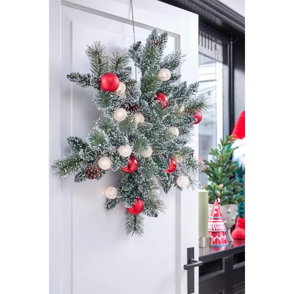 Black Box Trees Kaprun Kerstkrans Ster met Verlichting - Ø90 cm