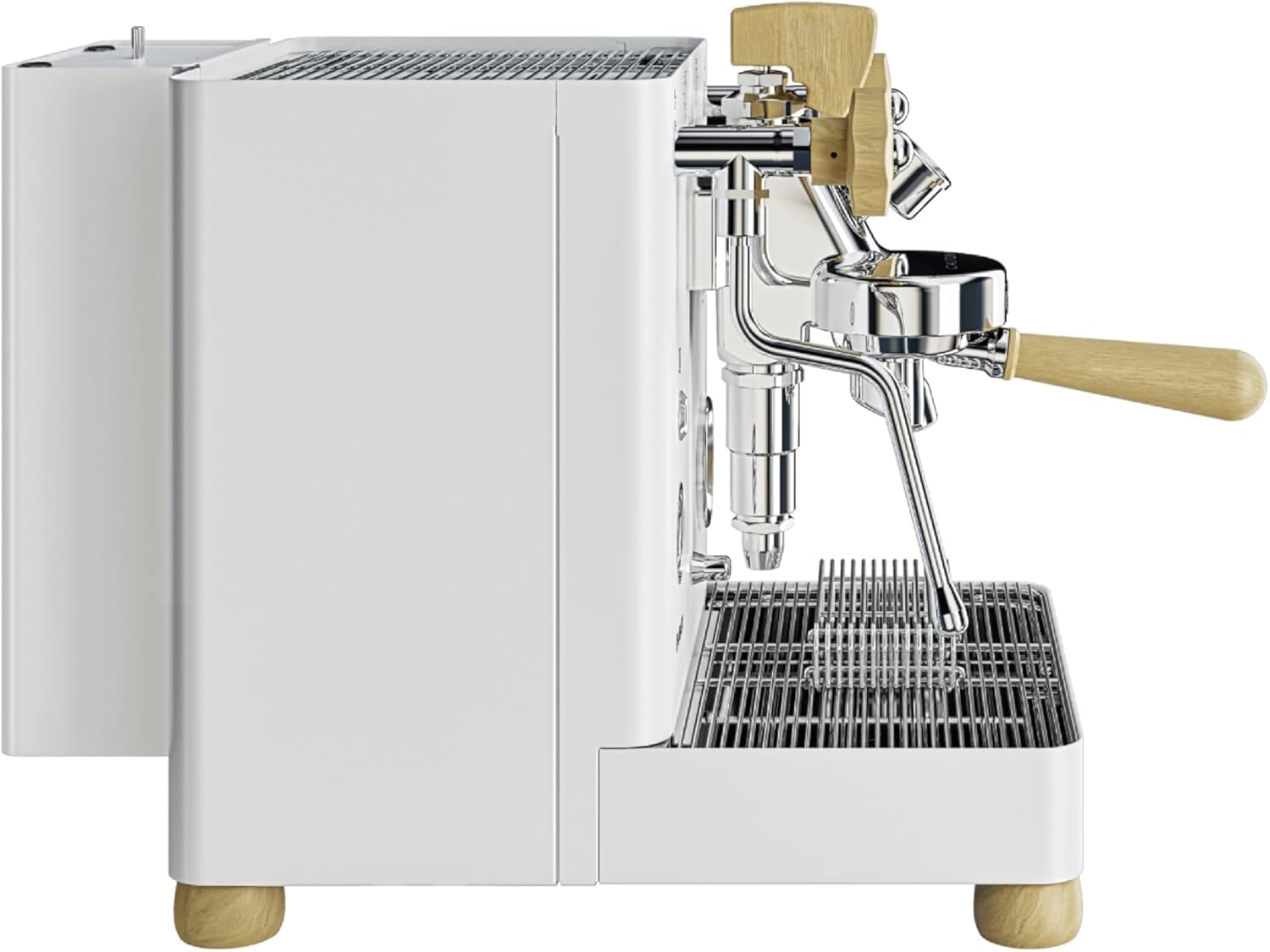 Lelit Bianca Kaffeemaschine - Mit Milchaufschäumer und Dual Boiler System - Weiß
