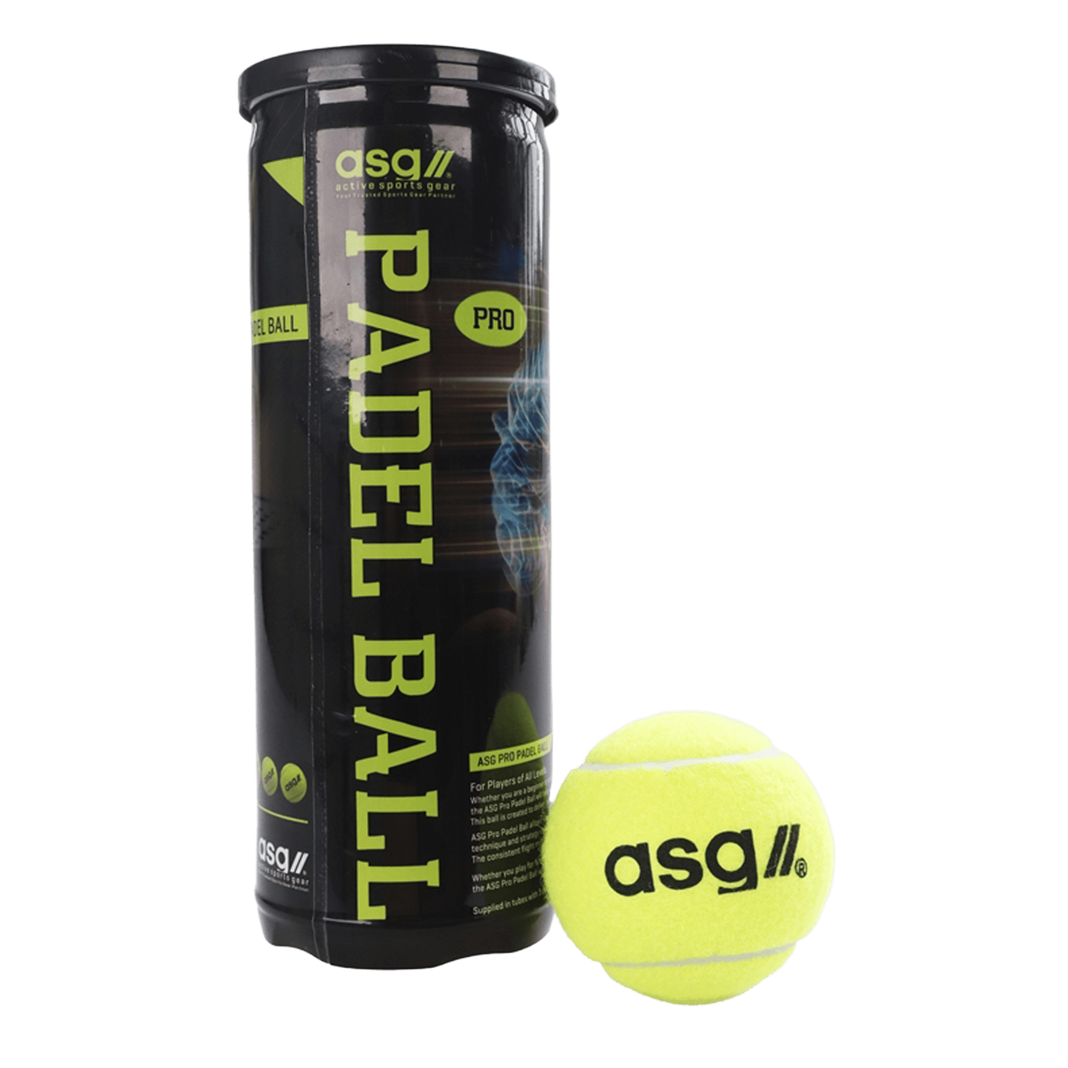 ASG ASG Padelballer 3pk - Racketsport