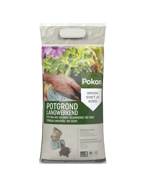 Pokon Potgrond Langwerkend - Potgrond Turf - 10 l