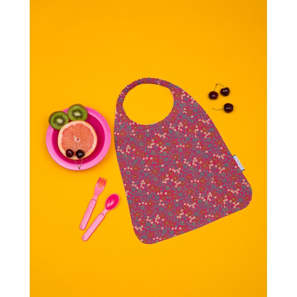 Serviette Enfant Élastique Badiane Framboise