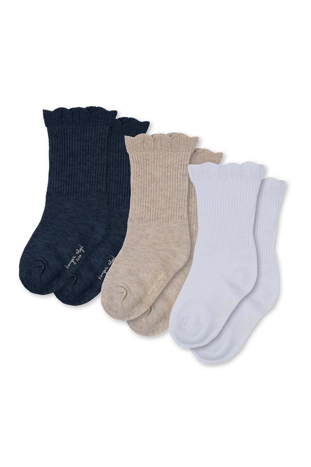 Konges Sløjd 3 Pack Frill Socks