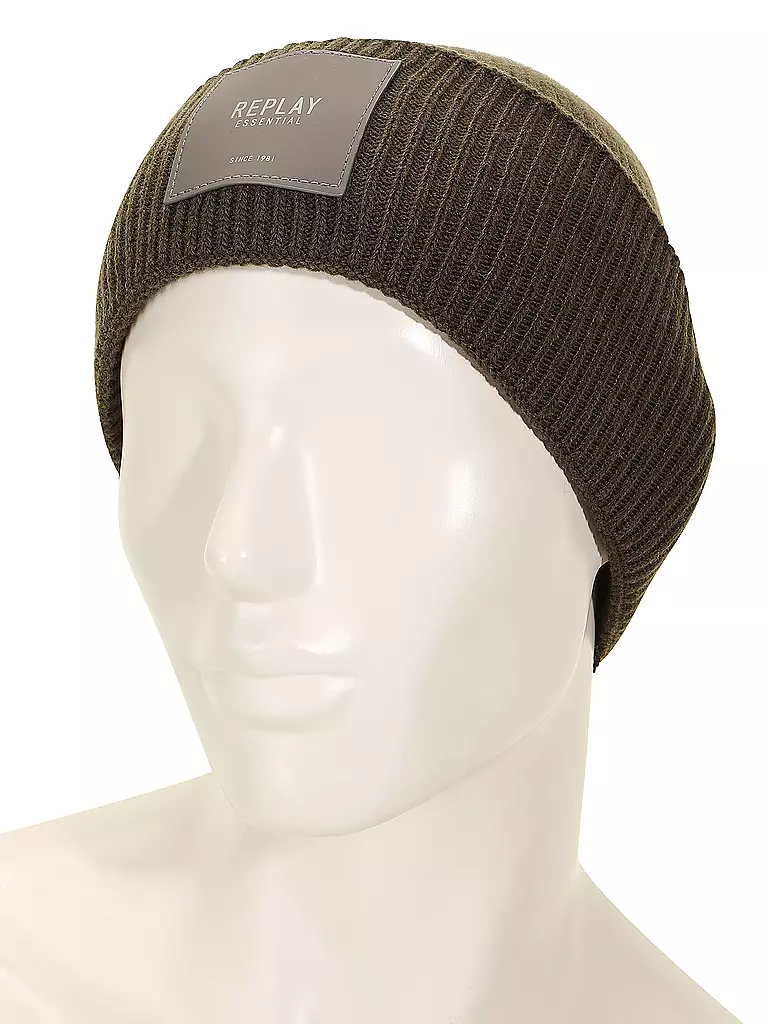 REPLAY Mütze - Haube olive
