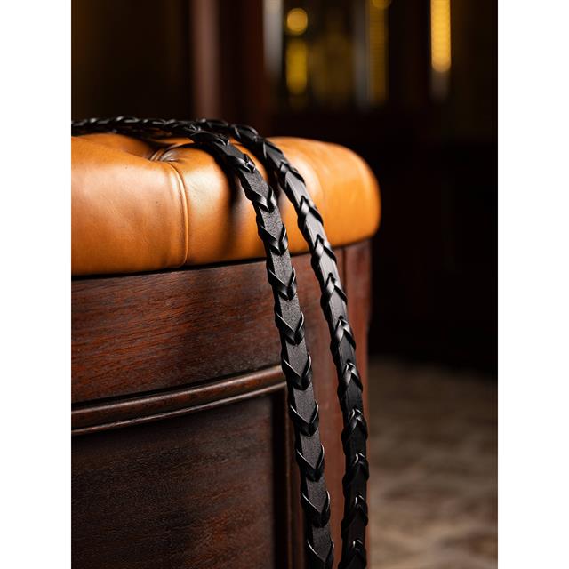 Teugels LeMieux Leather Laced Zwart-zilver