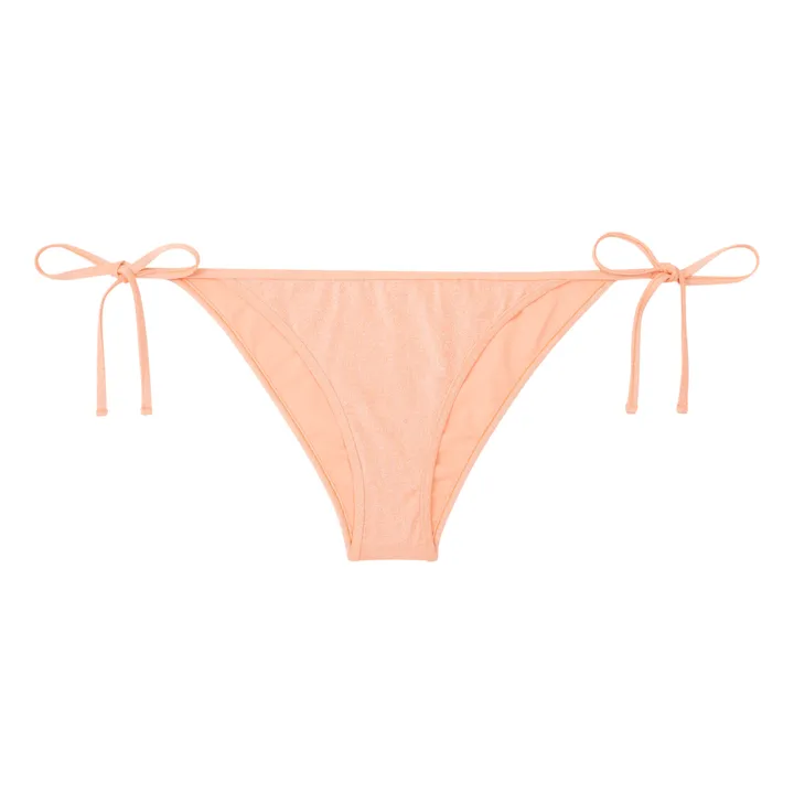 Albertine Bas de Maillot Richie Shiny | Rose pêche