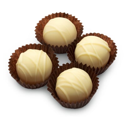 Honig-Zitrone-Pralinen mit weißer Schokolade