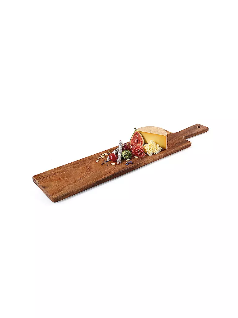 ZASSENHAUS Servier-/Baguettebrett 60×13 cm Akazie braun