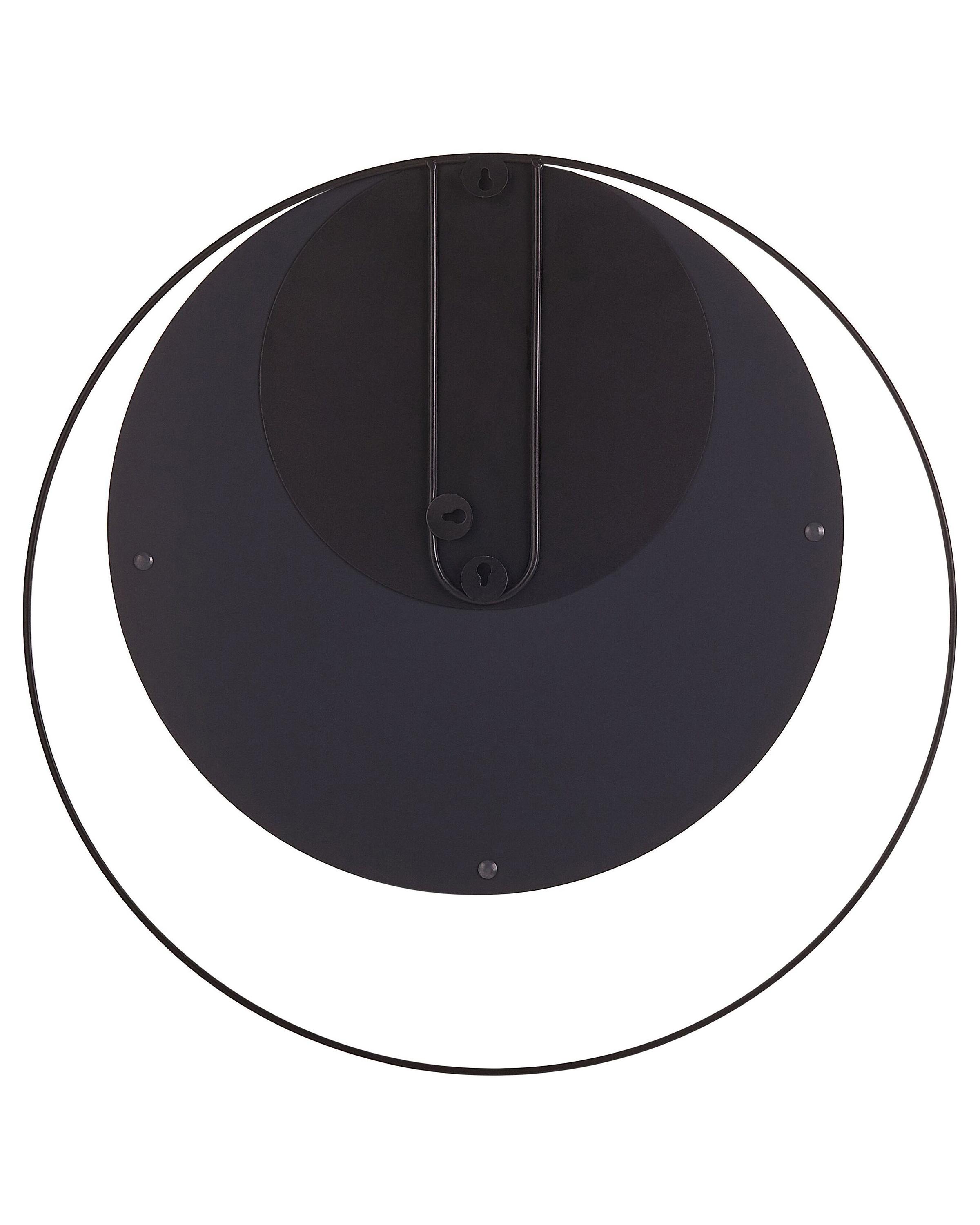 Wandspiegel AGDE 50 cm 50 cm Metaal Zwart