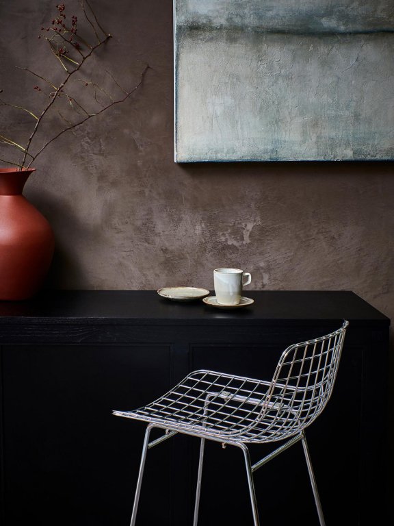 HKliving Wire barkruk zwart