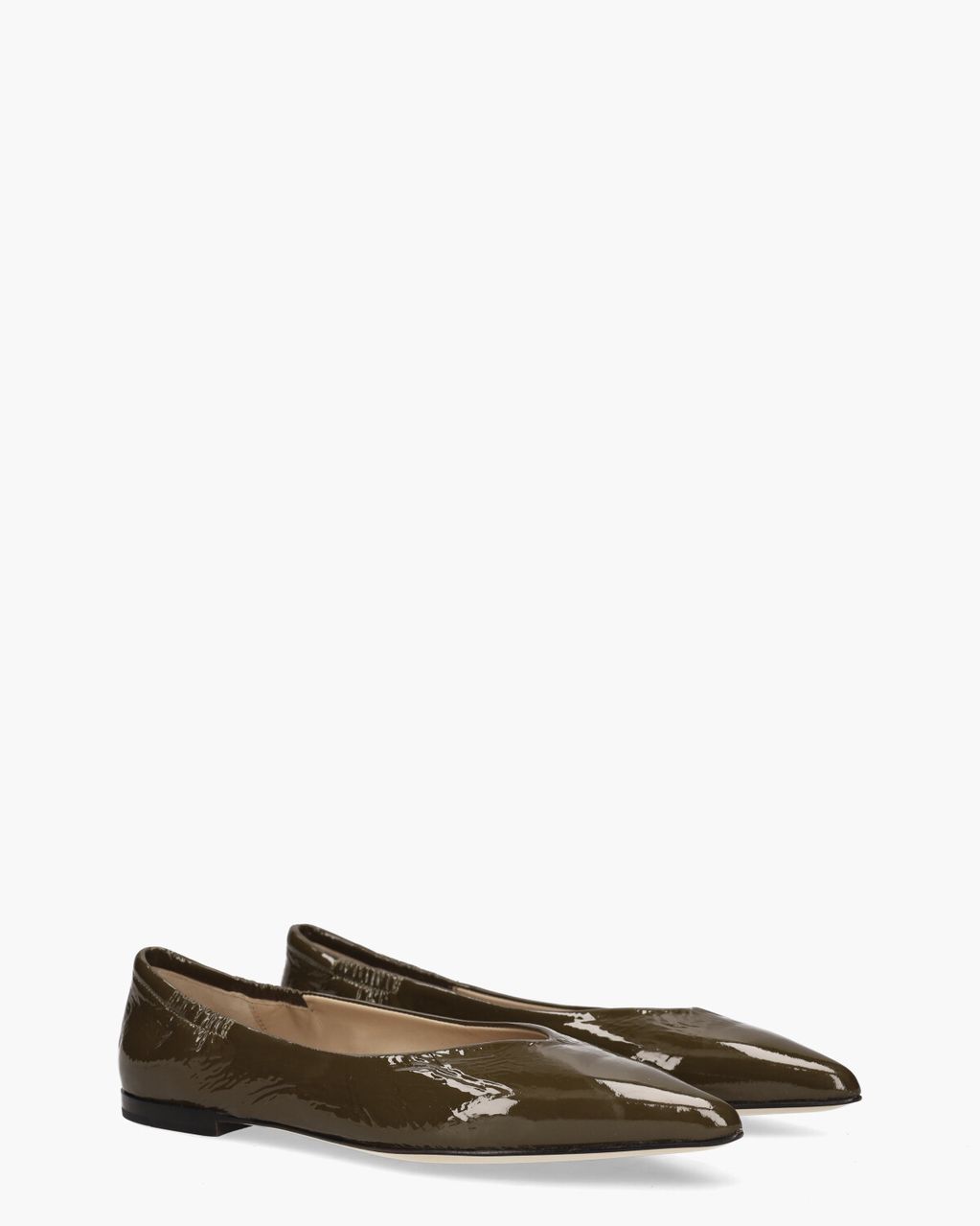 Pomme D'or Ingrid 1000 Legergroen Damesloafers