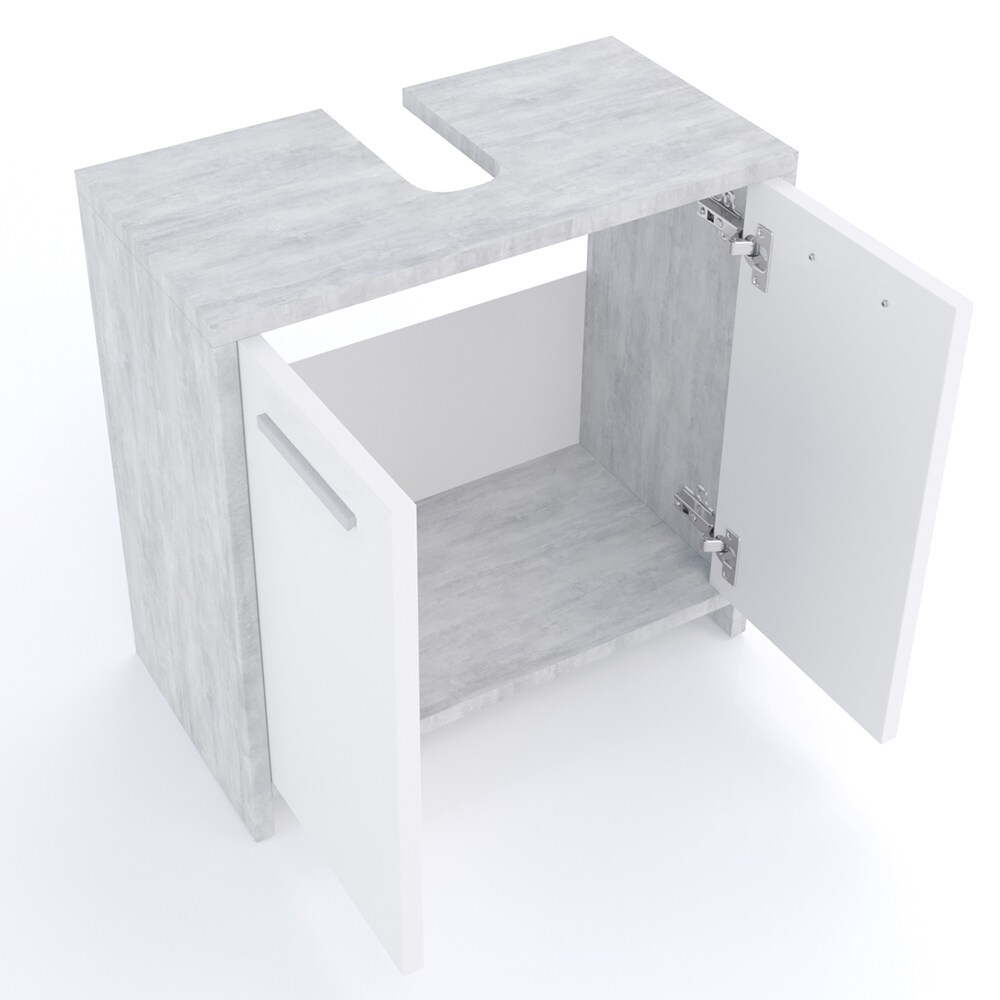 Vicco Waschtischunterschrank Kiko Unterschrank Waschbecken Waschtisch Bad Beton