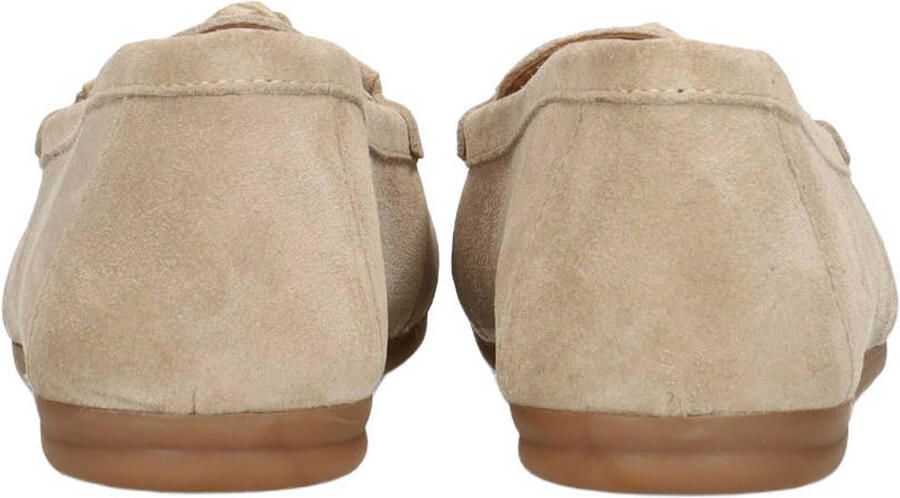 PS Poelman Mia suède mocassins beige