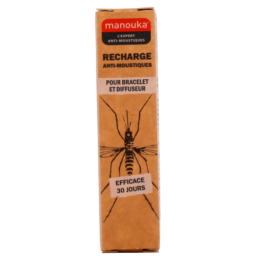 Manouka recharge anti moustiques pour diffuseur et bracelet