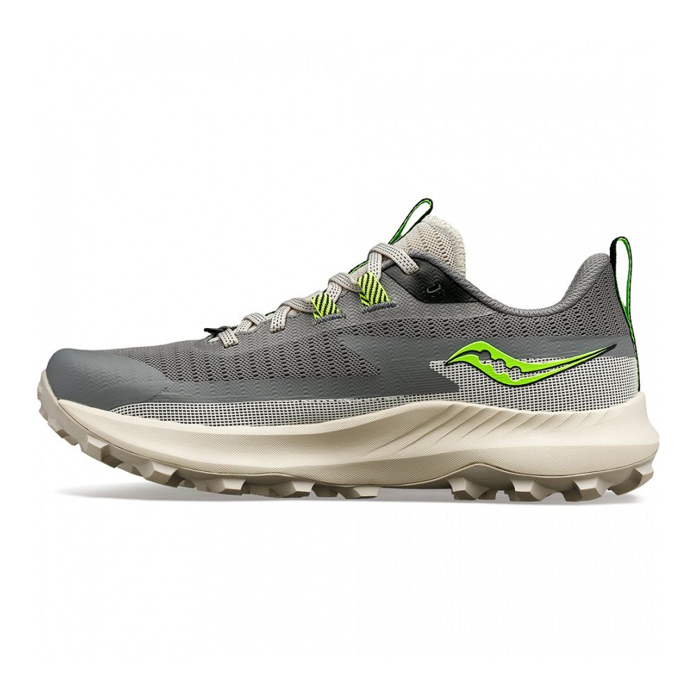 Saucony PEREGRINE 13 - Chaussures trail Femme gravel/slime