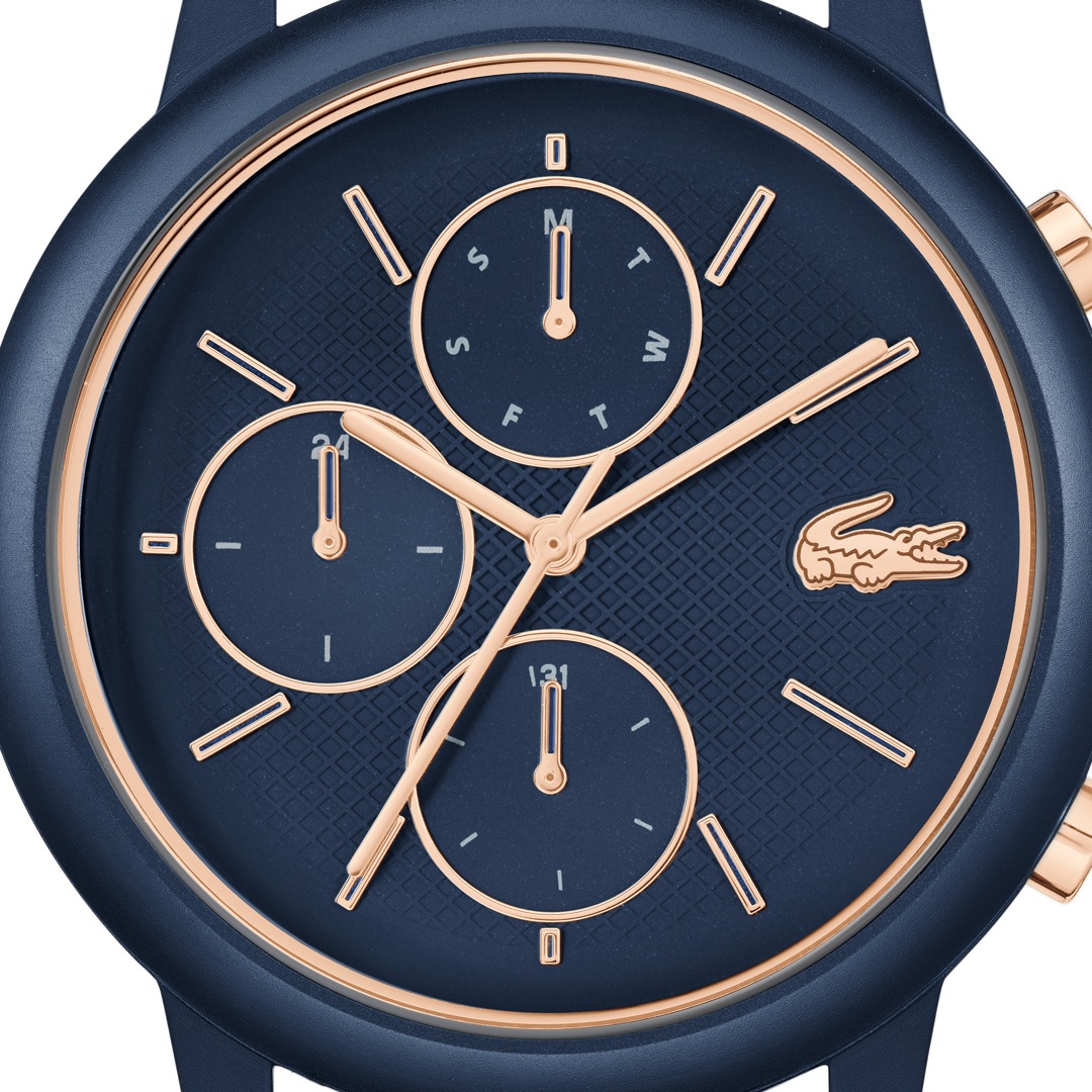 Lacoste 12.12 Move Day Date Blau