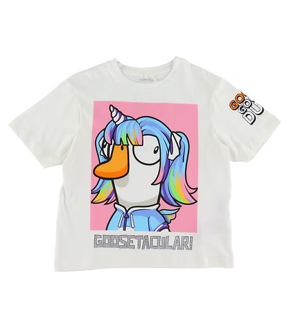 Name It T-Shirt - NkfAsanne - GooseDuck - Jet Stream