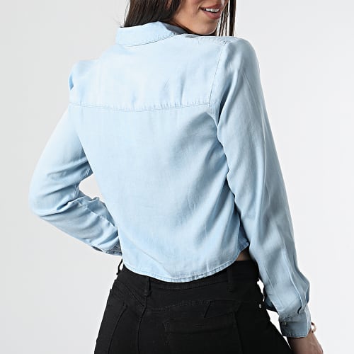 Chemise Manches Longues Femme Jasper Bleu Wash