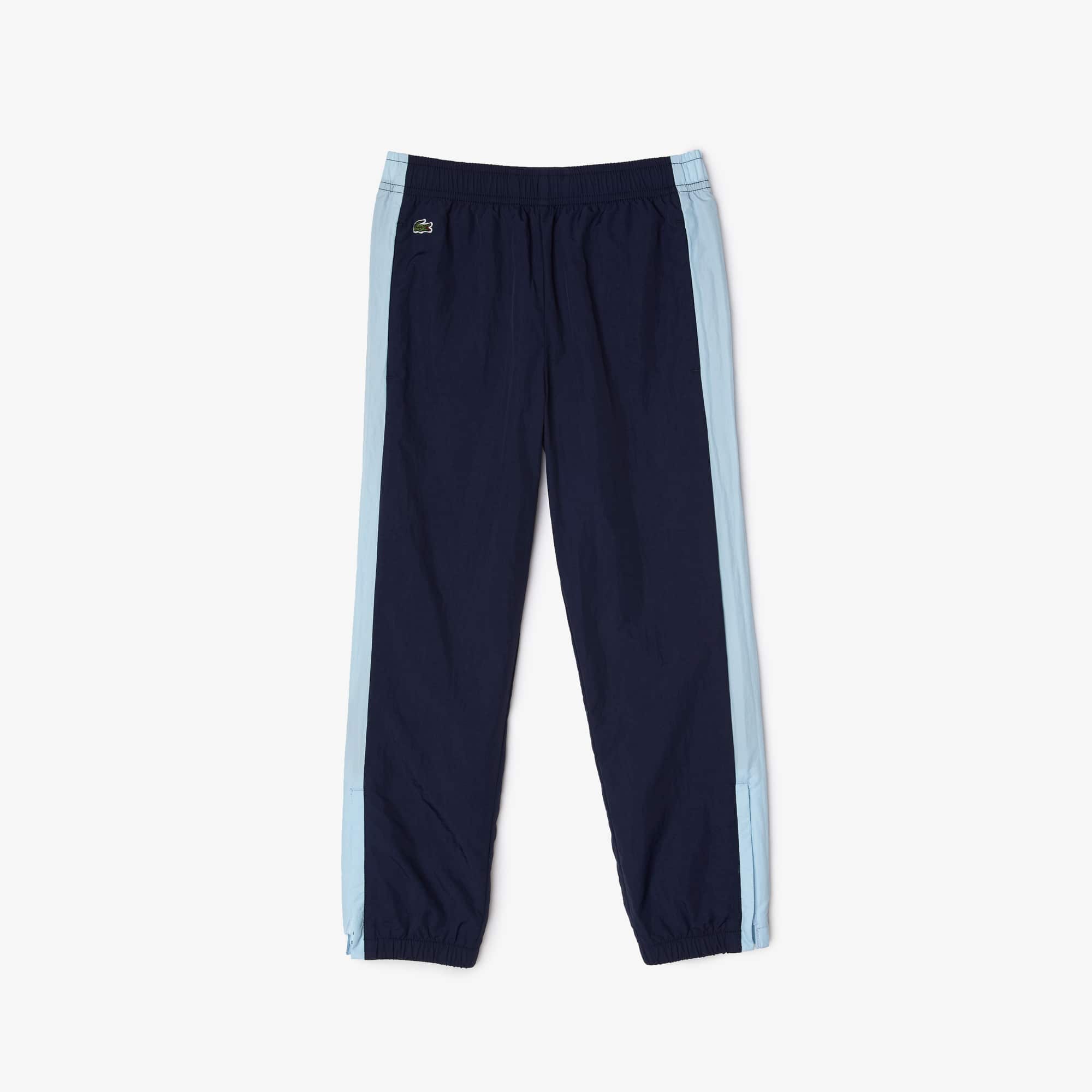Pantalon de survêtement enfant bandes contrastées color-block Pantalons & Shorts - Bleu - Lacoste - Enfant