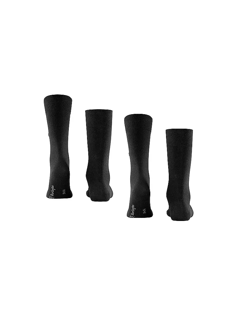BURLINGTON Herren Socken EVERYDAY 2-er Pkg. 40-46 black schwarz
