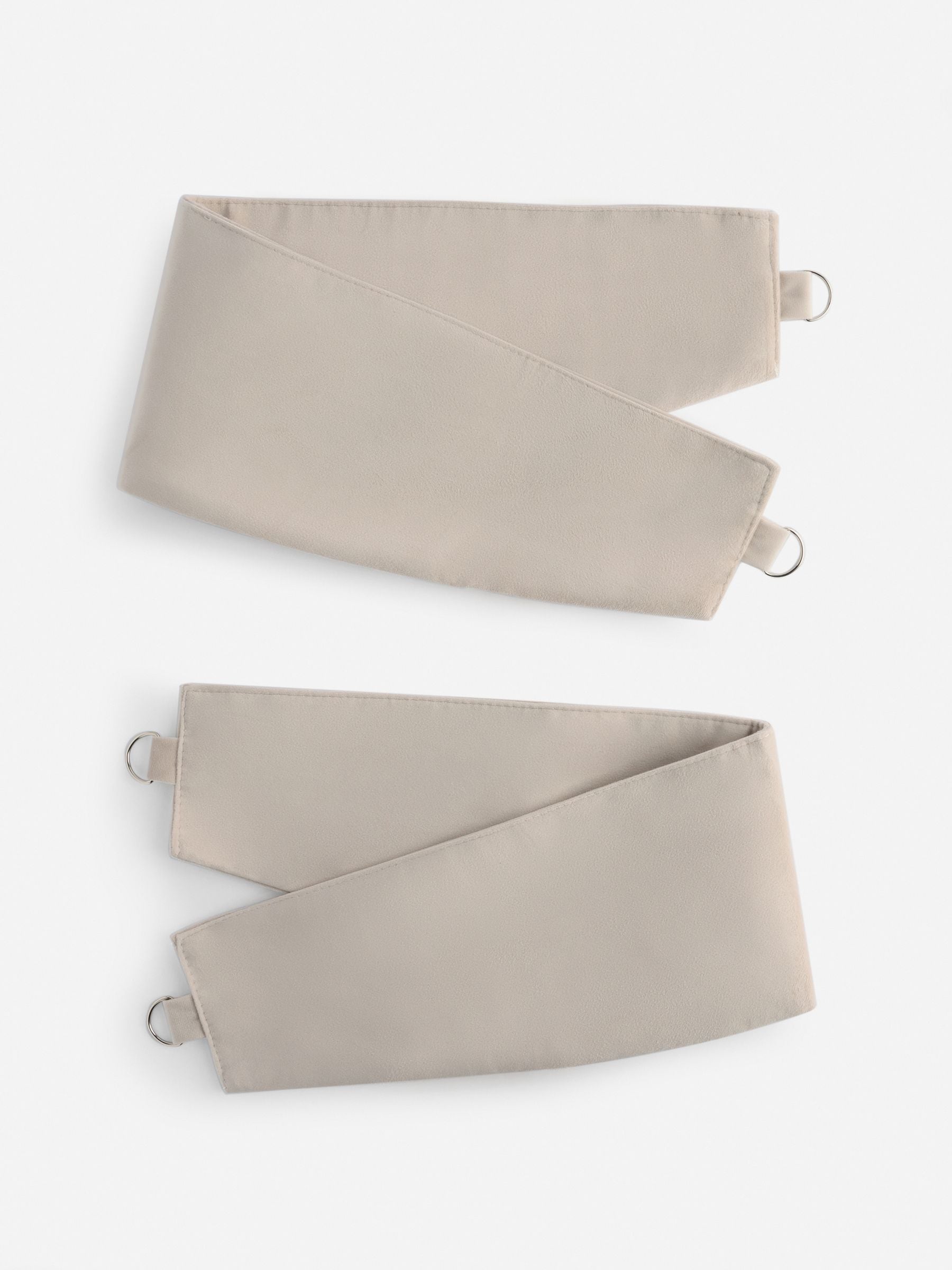 Set of 2 Matte Velvet Curtain Tie Backs