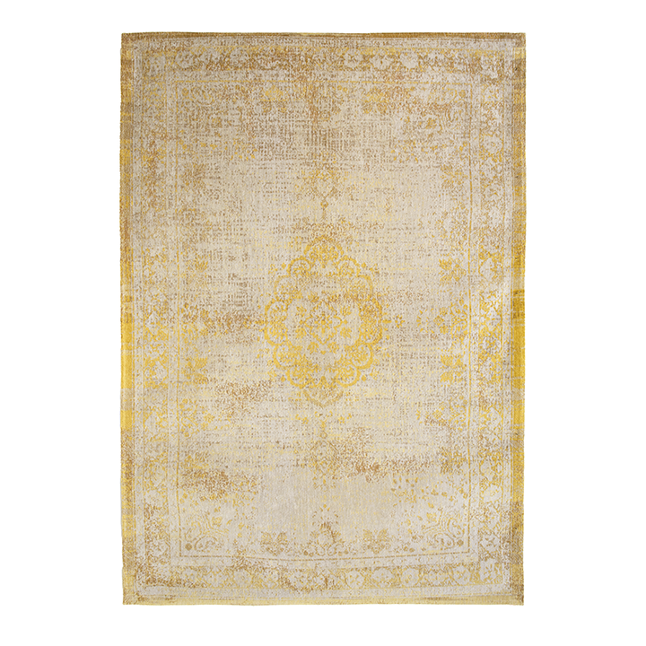 Vintage vloerkleed - Fading World Medaillon Geel | Bestel nu!