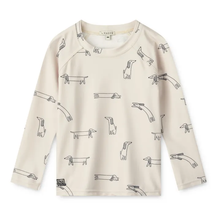Liewood T-shirt Anti-UV Noah Animaux | Gris