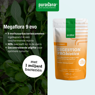 Purasana Digestion Probiotics Energy Poeder 140GR