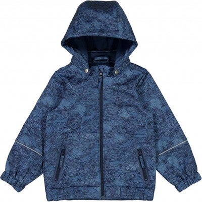 Wheat Henning Softshelljakke, Navy Linoleum