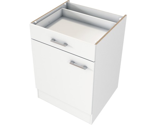 Flex Well bijkeukenmeubel zonder apparatuur Lucca 210 cm wit mat gedemonteerd omkeerbaar uitvoering 00011983