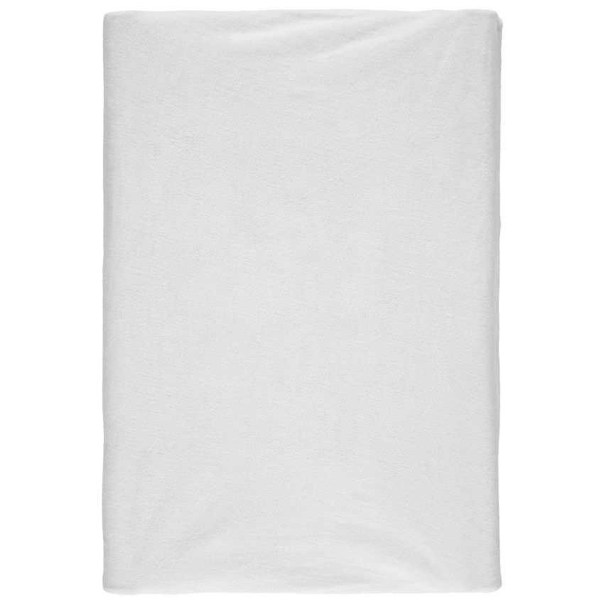 Housse de matelas à langer en éponge - Blanc