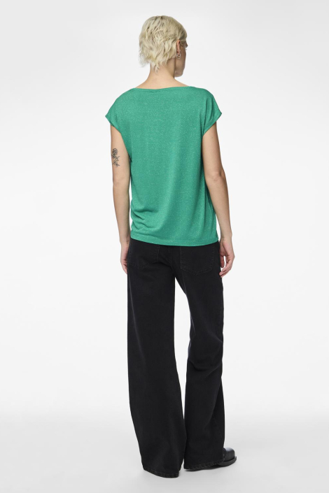 Pieces groene dames t-shirt