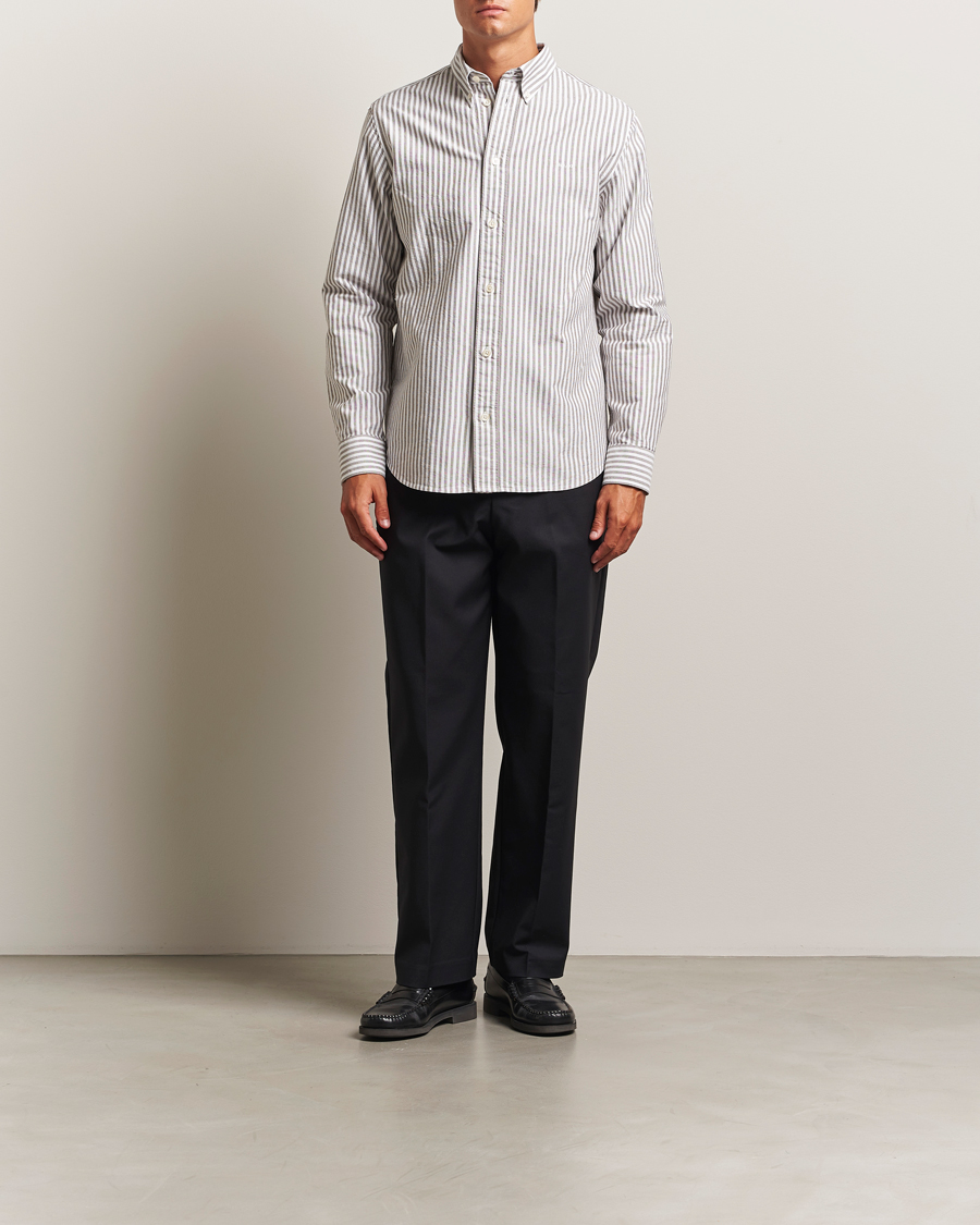 NN07 Colby Oxford Shirt Brown/White