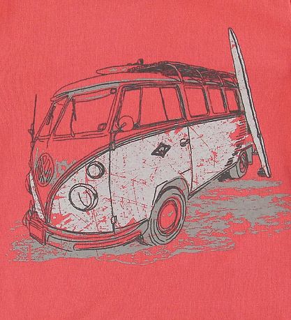 Wheat T-Shirt - Surf Car - Spiced Coral