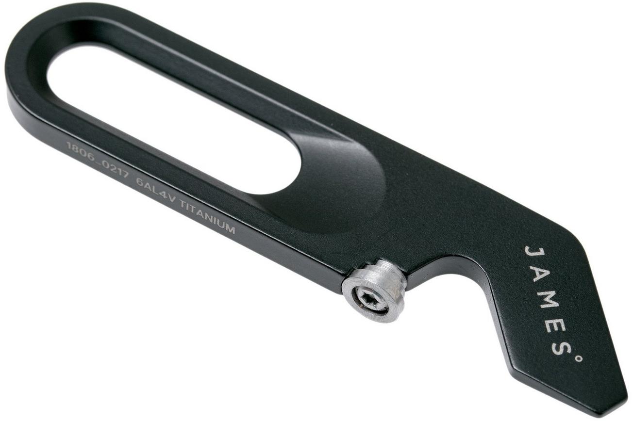 The James Brand Halifax, black, sleutelhanger