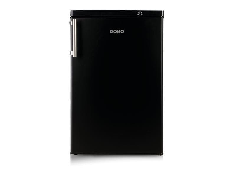 Domo Gefrierschrank DO91132F Schwarz Rechts, Wechselbar Freistehender Gefrierschrank