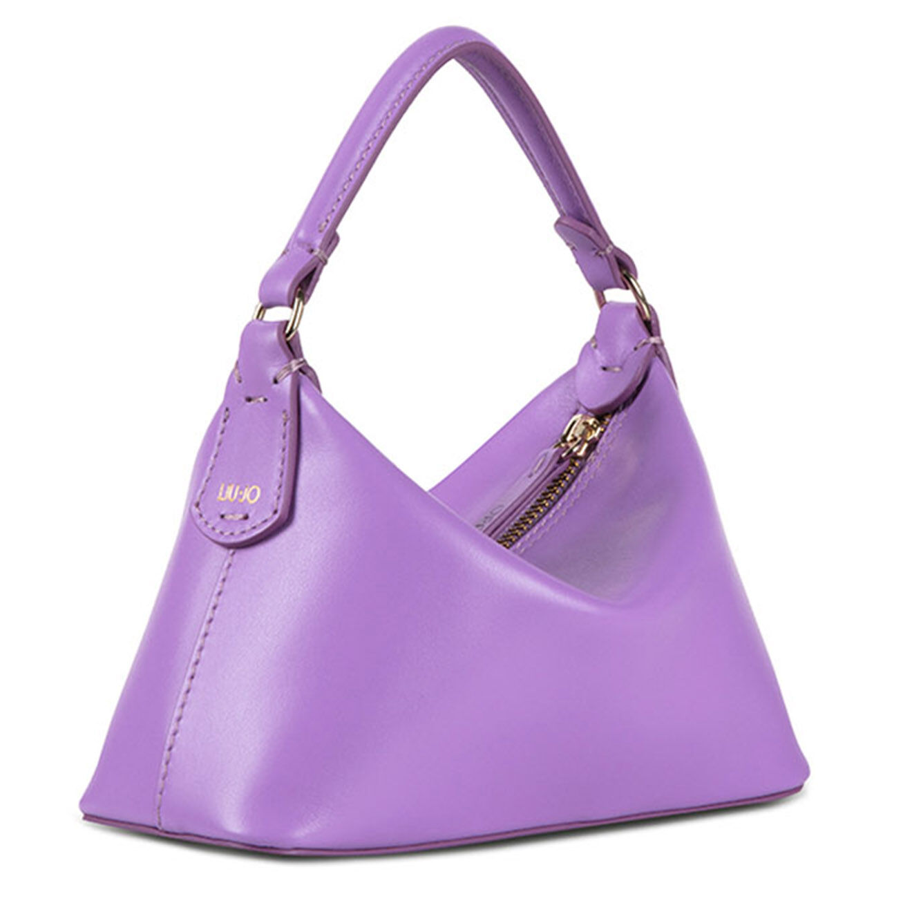 Leonie Hanne x Liu-Jo Sac à main en Cuir Mini Hobo Leonie Hanne X Liu Jo violet - 13x19x7.5 cm