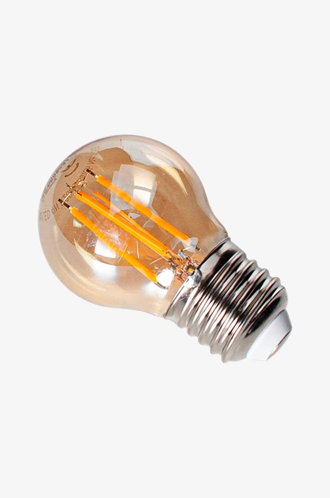 LED filament dekorpære dimbar E27 amber