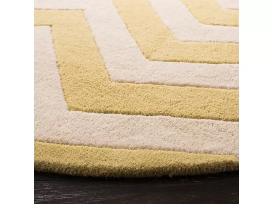 Tapis Light Gold & Ivory 152 X 152 cm - Anneliese