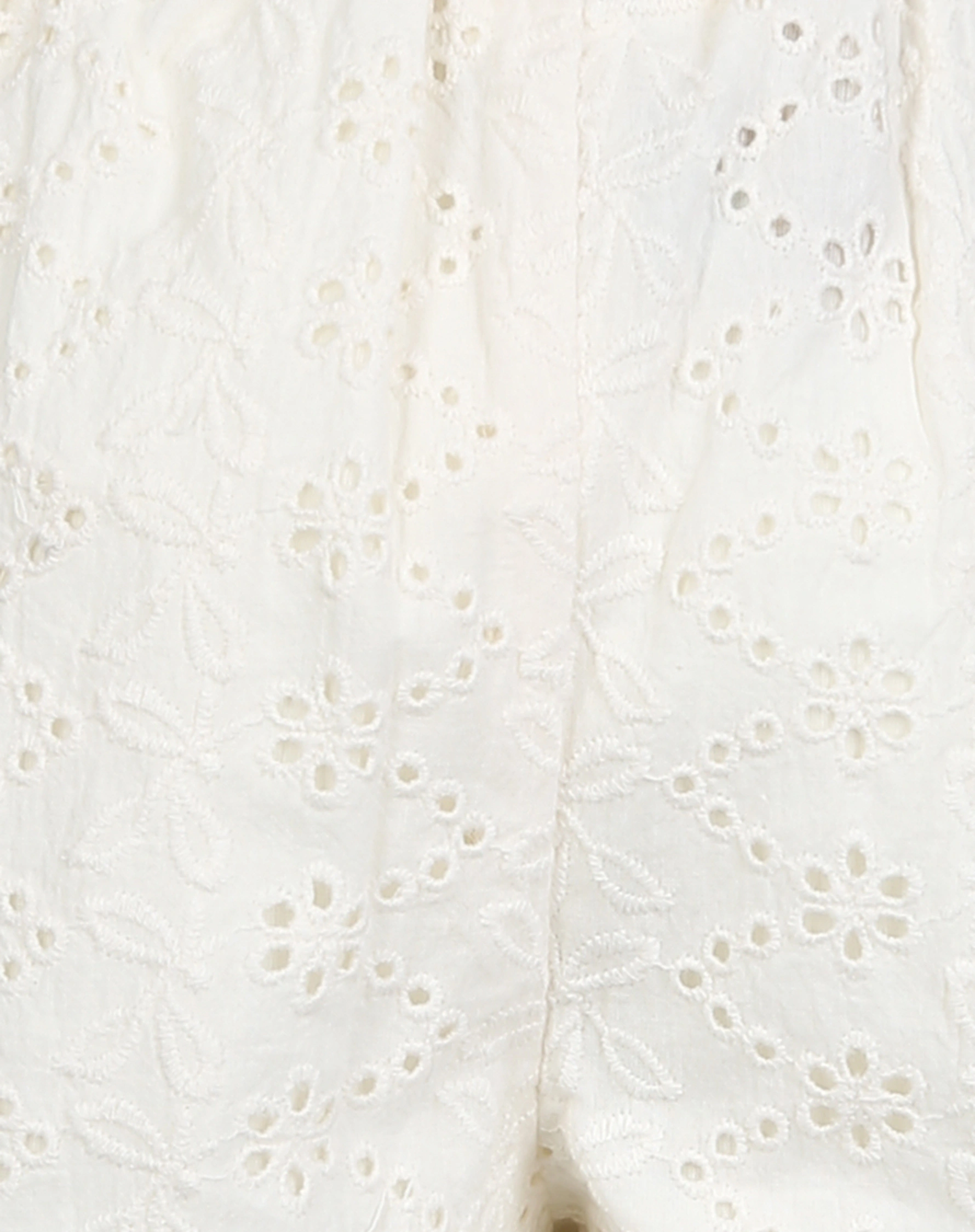 Shorts BRODERIE ANGLAISE in eggnog