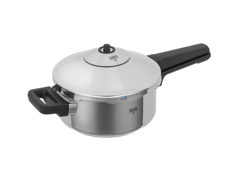 Kuhn Rikon Schnellkochtopf Duromatic Inox Stielmodell, 2.5 Dampfkochtopf