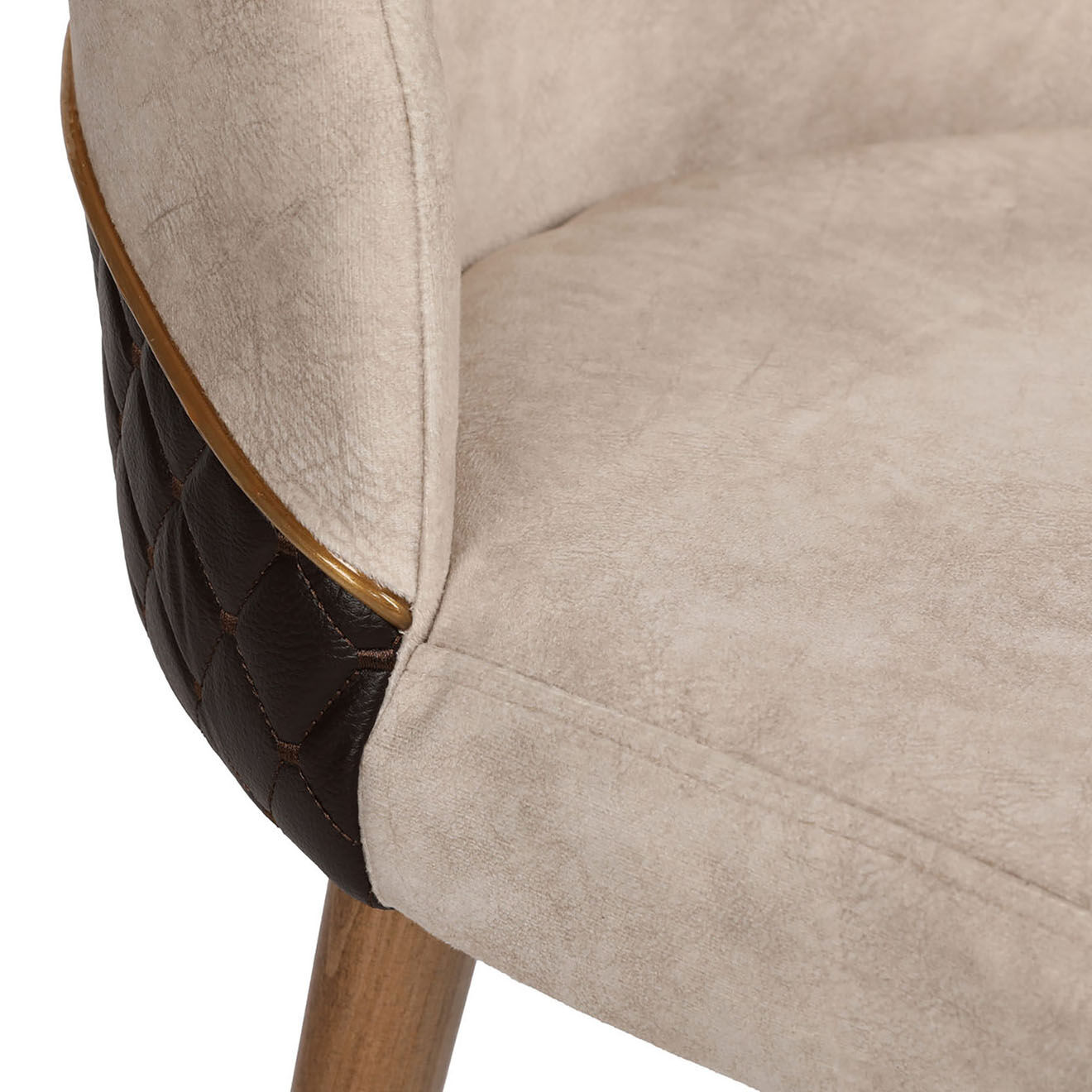 Wooden Art 4 Chaises Nova marron - 50x90x49 cm